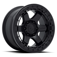 Fuel Block Beadlock 17x9 -15 5x127mm 71.5mm Matte Black Matte Black Ring