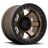 Fuel Block Beadlock 17x9 -15 5x127mm 71.5mm Matte Bronze Matte Black Ring