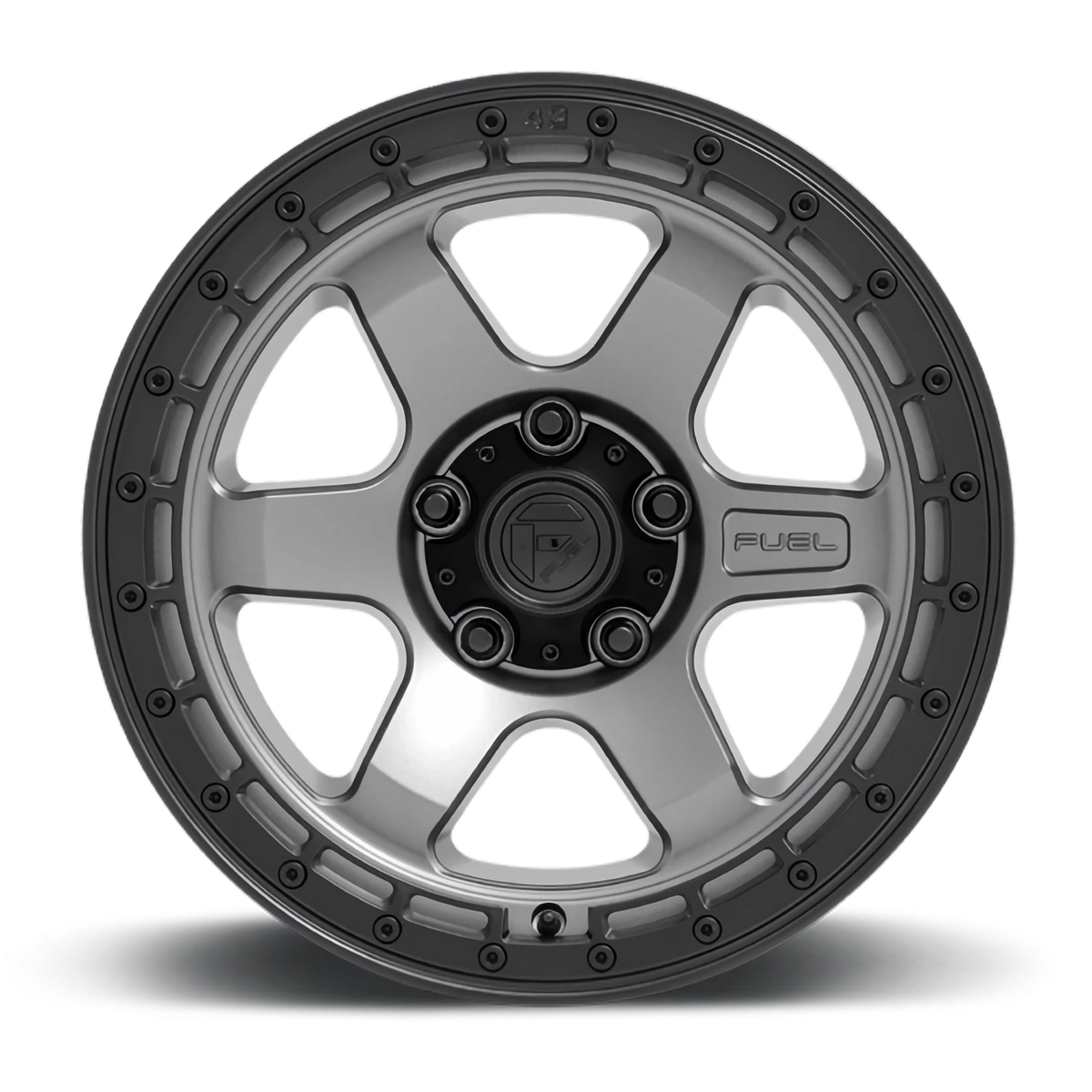 Fuel Block 18x9 +20 5x127mm 71.5mm Matte Gunmetal Black Ring