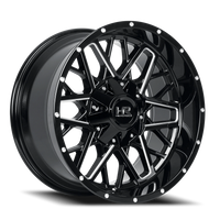 Hardrock Offroad Bomber H714 20x10" 5x127mm 127mm CB -19mm Gloss Black Milled