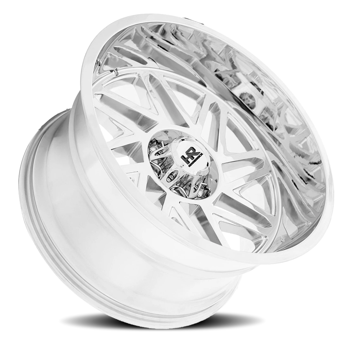 Hardrock Offroad Bones Xposed H501 24x14" 5x139.7mm 87mm CB -76mm Chrome