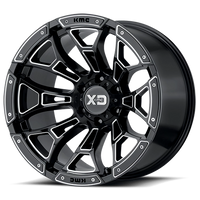 XD Series Boneyard 18x9" 5x114.3mm 78.1mm CB 0mm Gloss Black Milled
