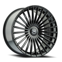 Select Precision Alloys Bristol 20x9" 5x112mm 66.53mm CB +20mm Gloss Glossy Black