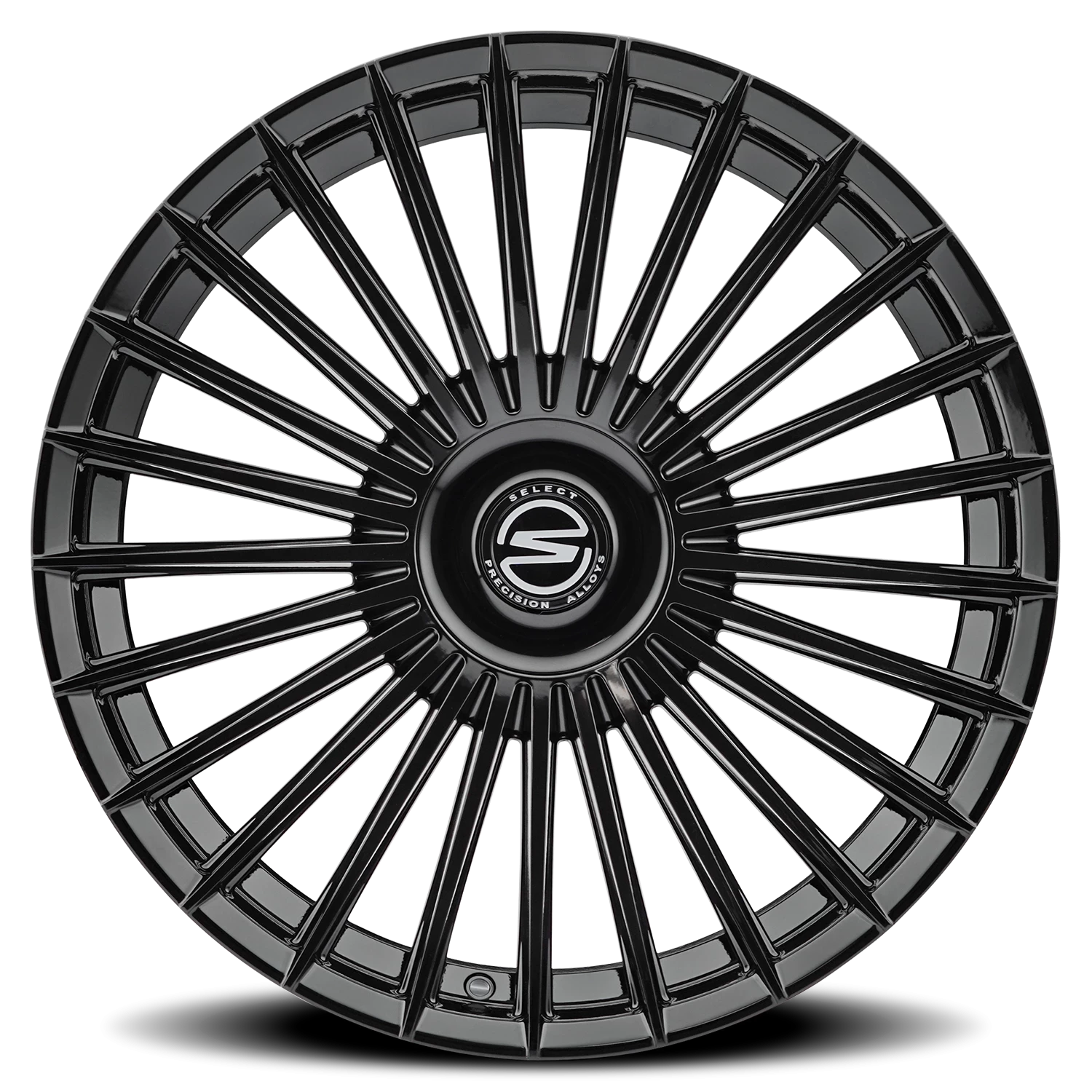 Select Precision Alloys Bristol 20x9" 5x112mm 66.53mm CB +20mm Gloss Glossy Black