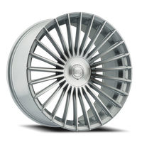 Select Precision Alloys Bristol 20x9" 5x114.3mm 72.69mm CB +38mm Gloss Silver Machined