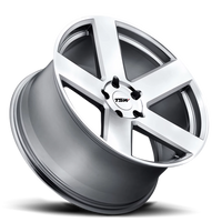 TSW Bristol 22x10.5" 5x112mm 66.6mm CB +44mm Silver Mirror Cut Face