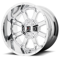XD Series Buck 25 20x9" 5x150mm 110.5mm CB +25mm Chrome