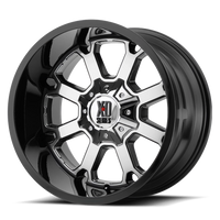 XD Series Buck 25 XD825 P 22x10 -18 6x135/6x139.7mm 106.25mm PVD Gloss Black Lip