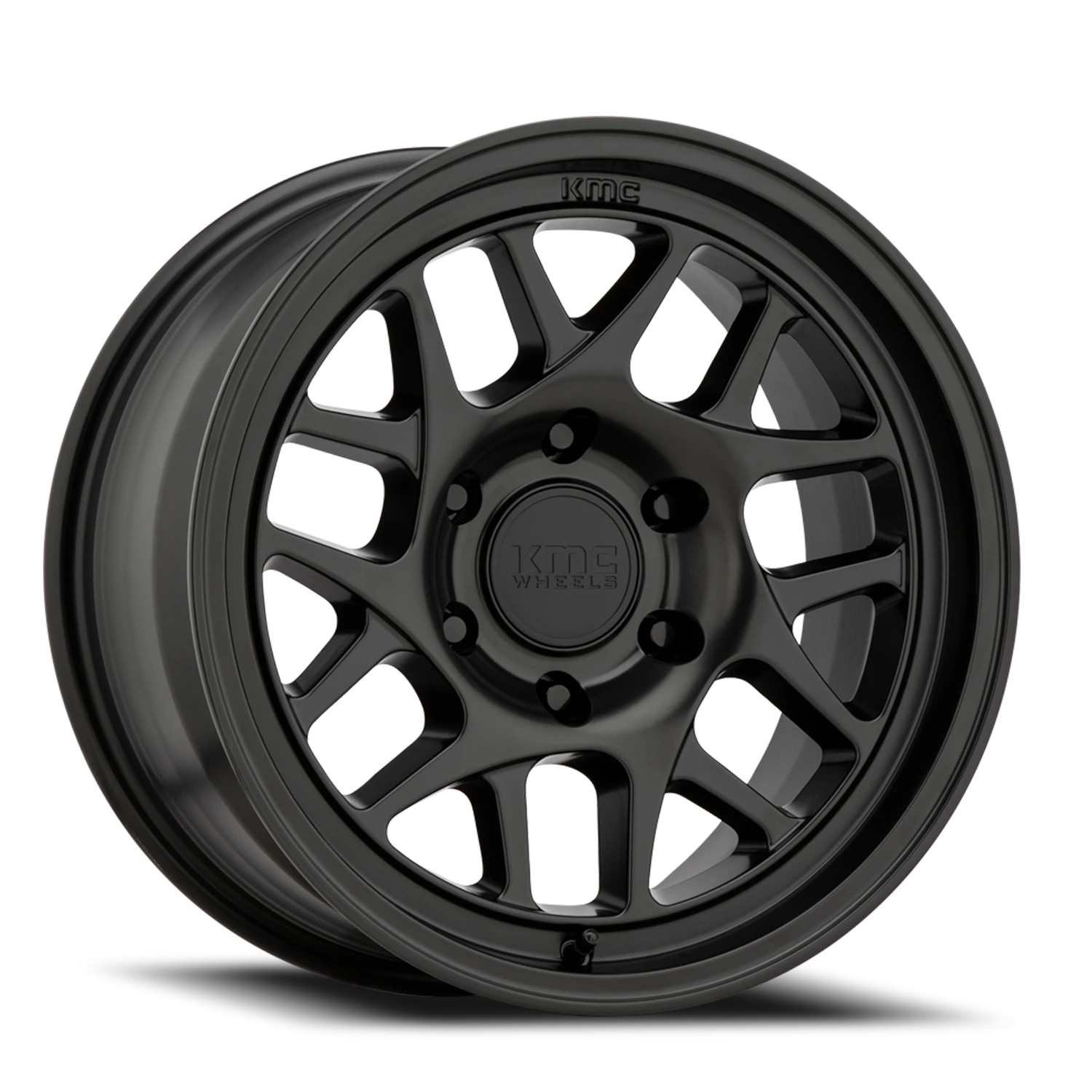 KMC Bully OL 17x8.5" 6x114.3mm 66.1mm CB +18mm Satin Black