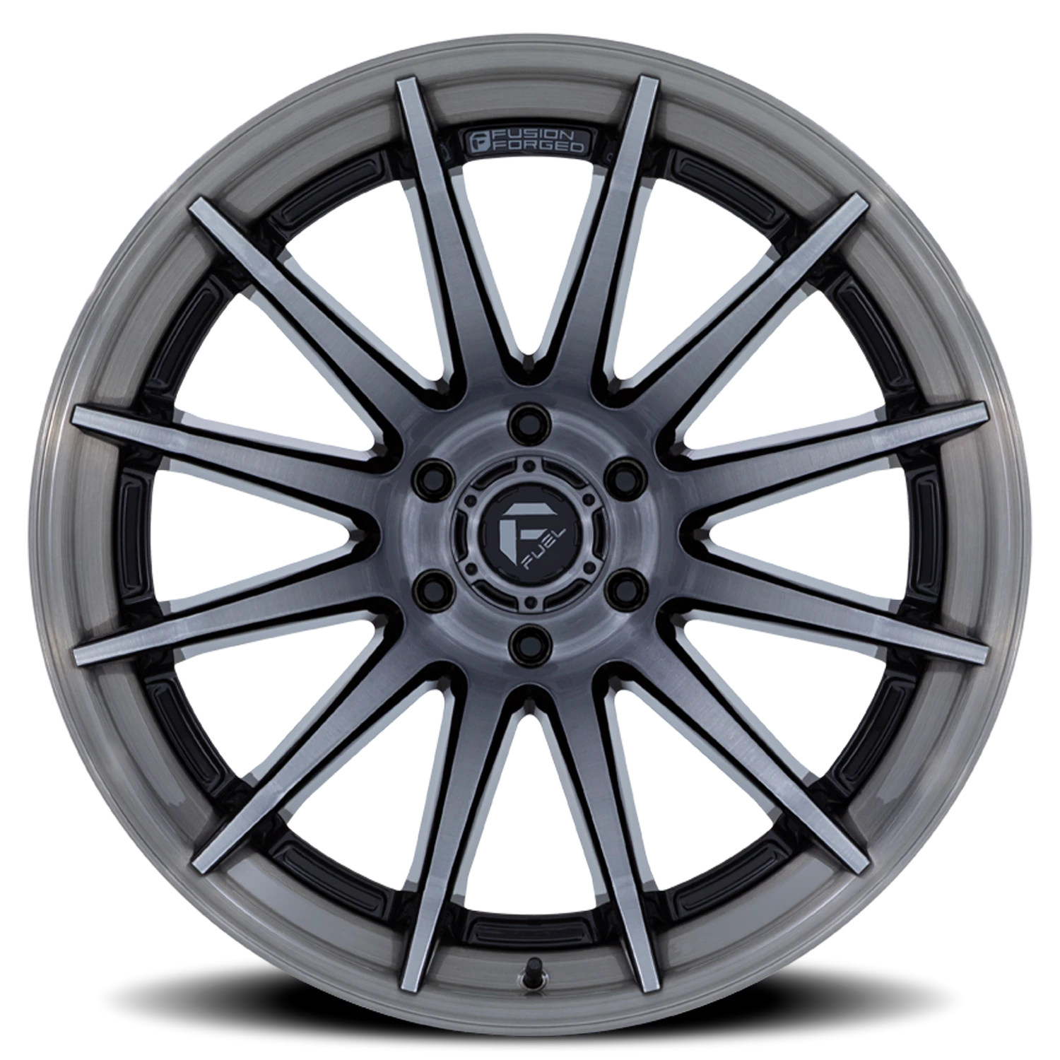Fuel Burn 20x10" 5x127mm 71.5mm CB -18mm Gloss Black Brushed Dark Tint