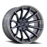 Fuel Burn 24x12" 6x135mm 87.1mm CB -44mm Gloss Black Brushed Dark Tint