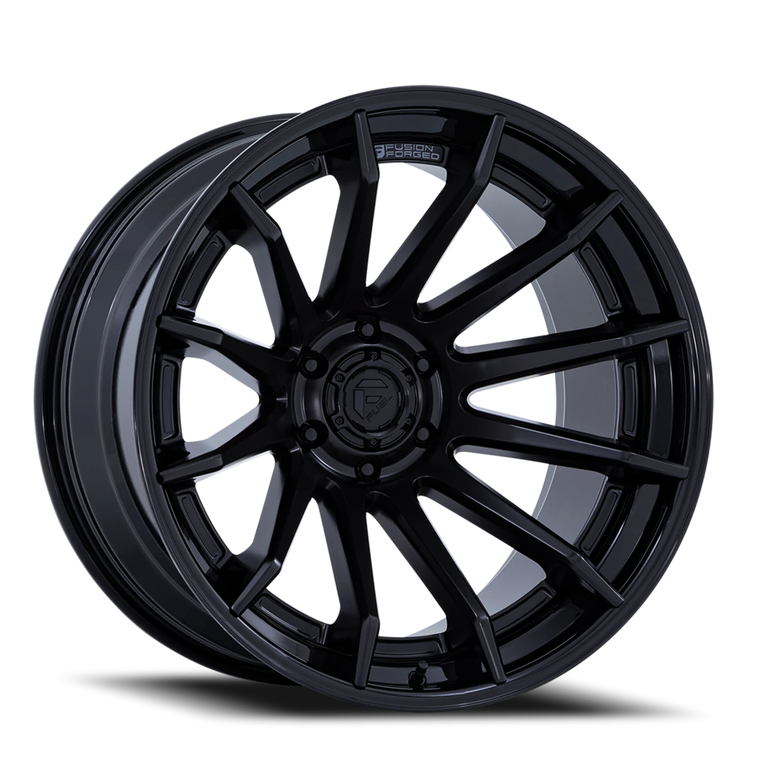 Fuel Burn 24x12" 6x135mm 87.1mm CB -44mm Matte Black Gloss Black Lip