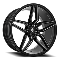 Curva Concepts C25 20x10" 5x114.3mm 73.1mm CB +40mm Gloss Black Milled