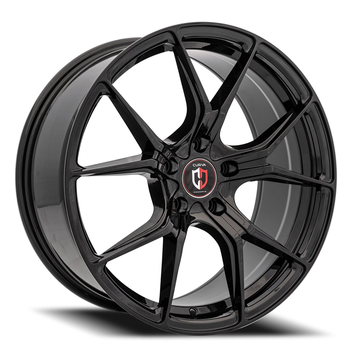 Curva Concepts C42 19x9.5" 5x112mm 66.56mm CB +40mm Gloss Black