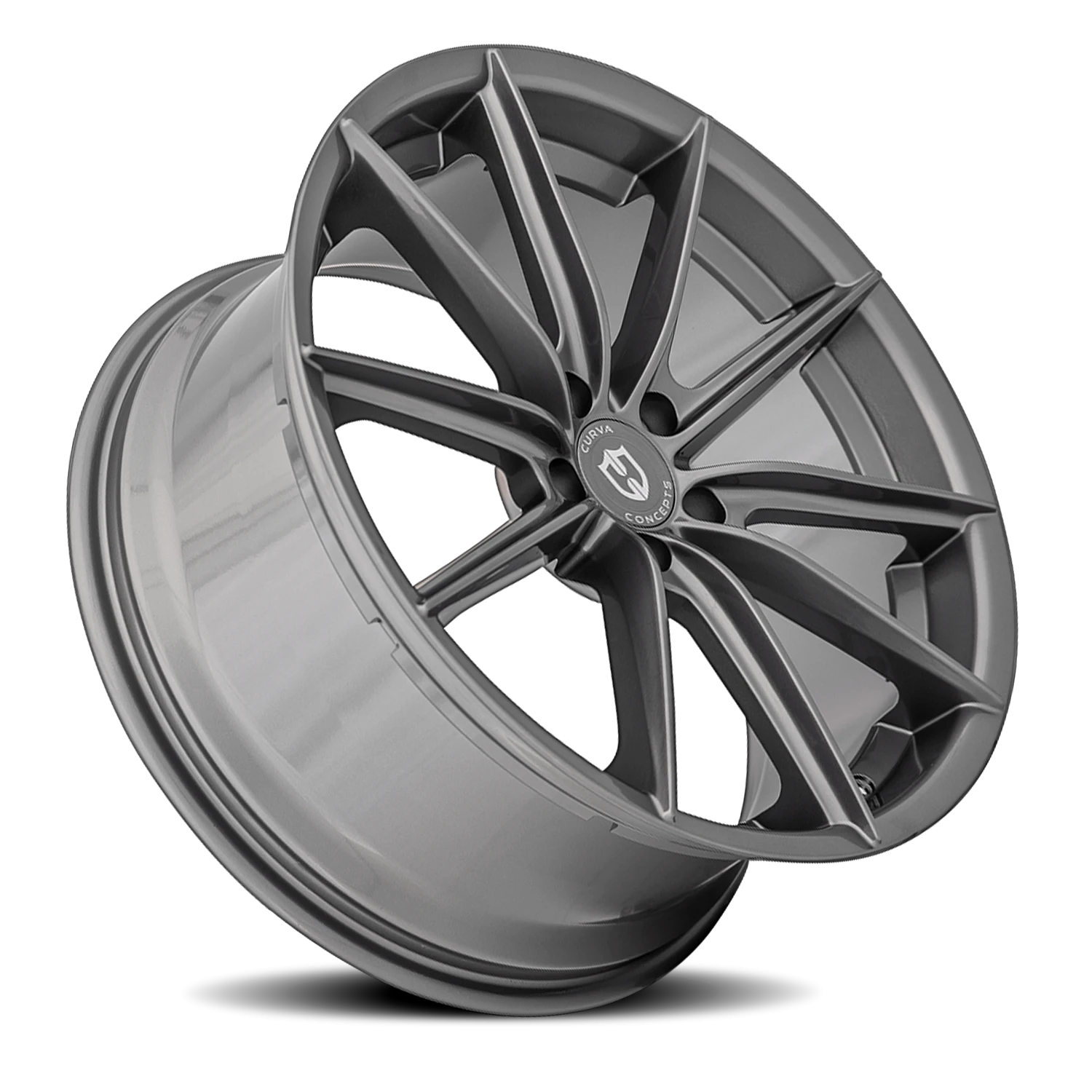 Curva Concepts C46 20x9" 5x114.3mm 73.1mm CB +35mm Gloss Gunmetal