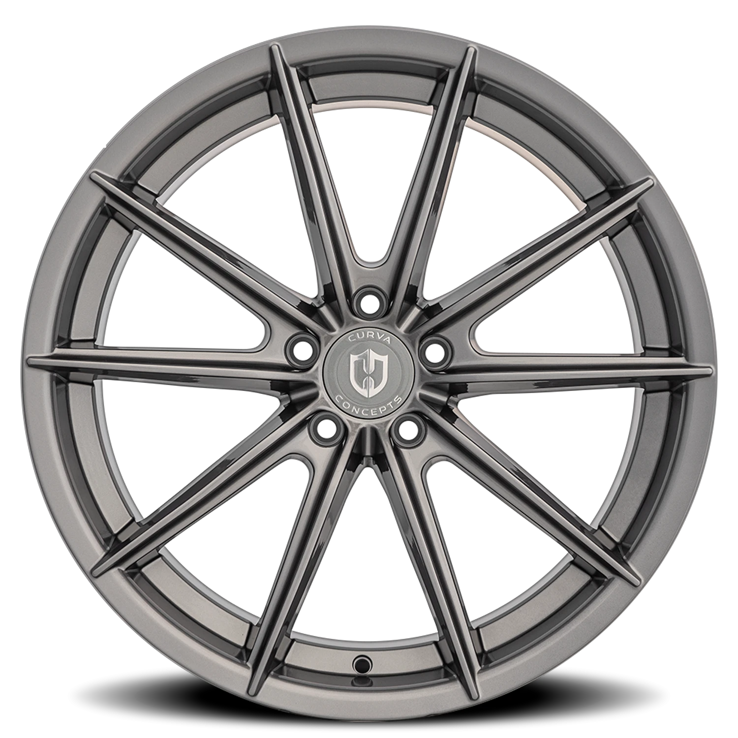 Curva Concepts C46 20x9" 5x114.3mm 73.1mm CB +35mm Gloss Gunmetal