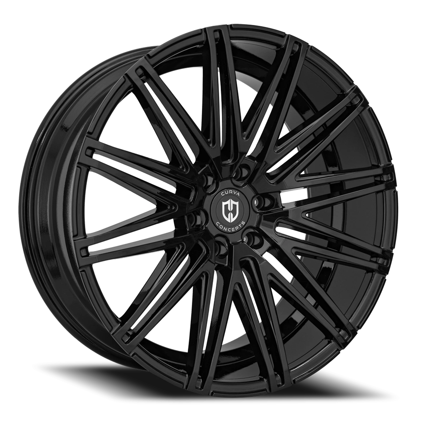 Curva Concepts C48 22x9.5" 6x139.7mm 78.1mm CB +25mm Gloss Black