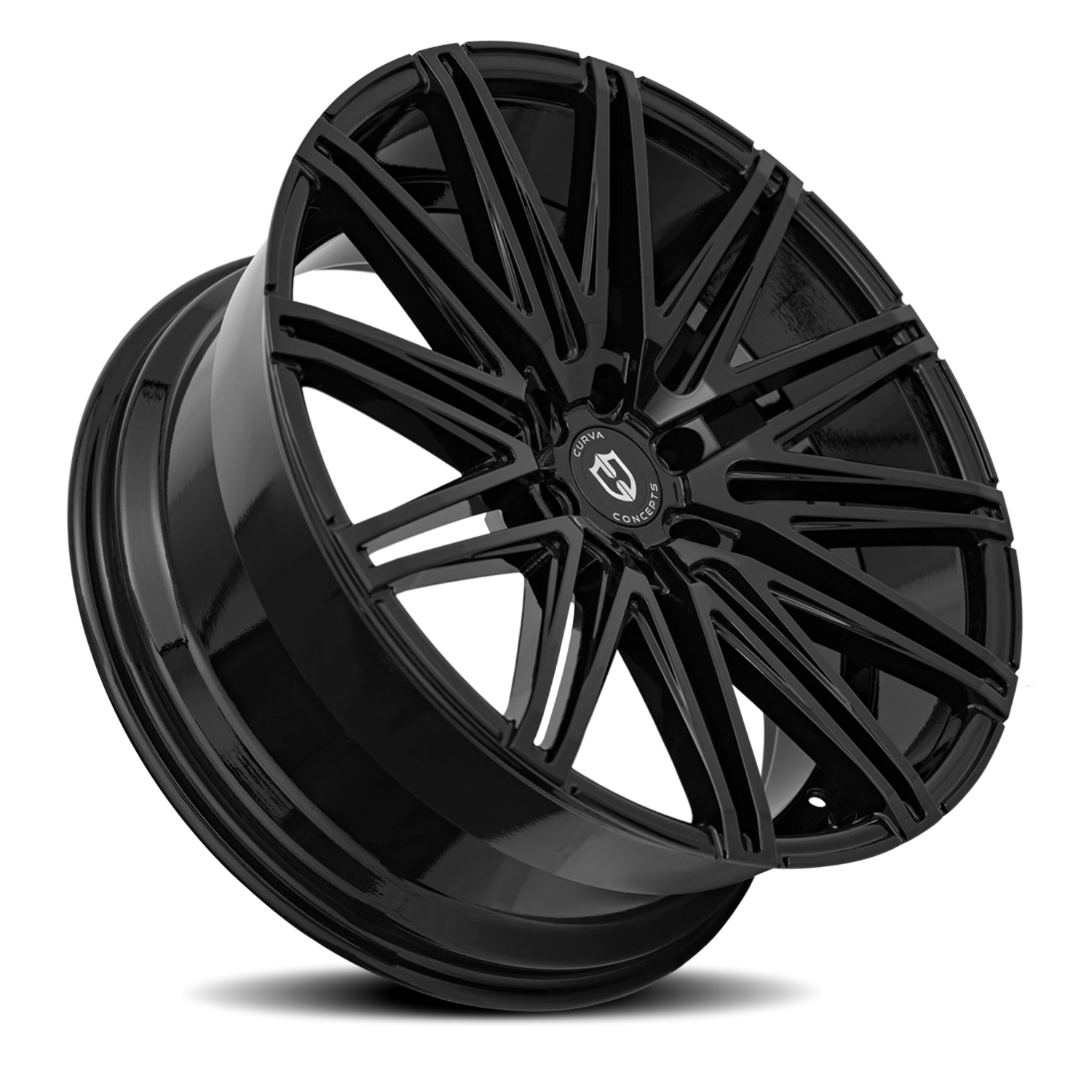 Curva Concepts C48 22x9.5" 6x139.7mm 78.1mm CB +25mm Gloss Black