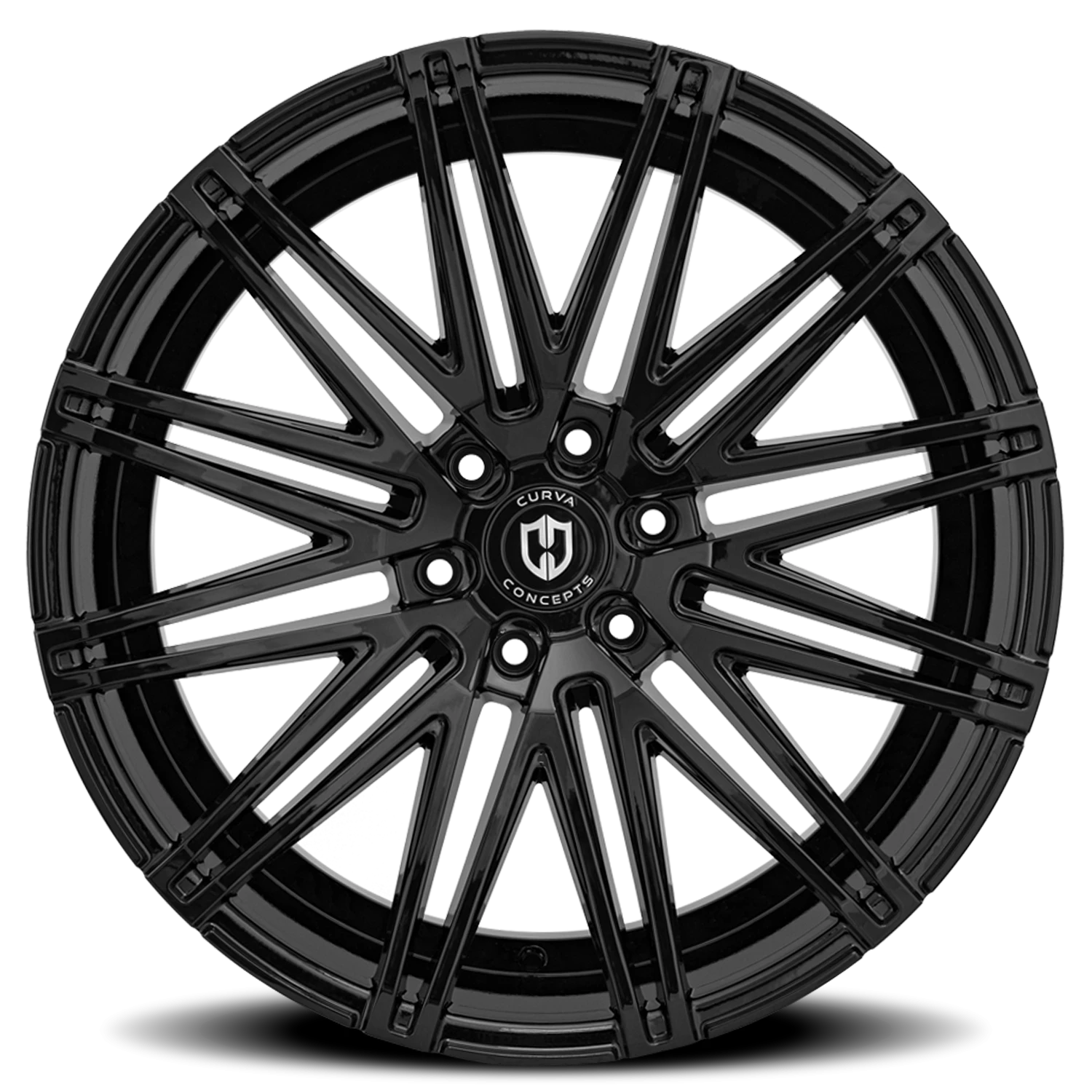 Curva Concepts C48 22x9.5" 6x139.7mm 78.1mm CB +25mm Gloss Black