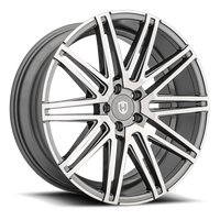 Curva Concepts C48 20x10.5" 5x114.3mm 73.1mm CB +40mm Gunmetal Machined Face