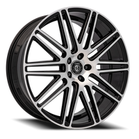 Curva Concepts C50 22x10.5" 5x112mm 66.56mm CB +40mm Gloss Black Machined Face