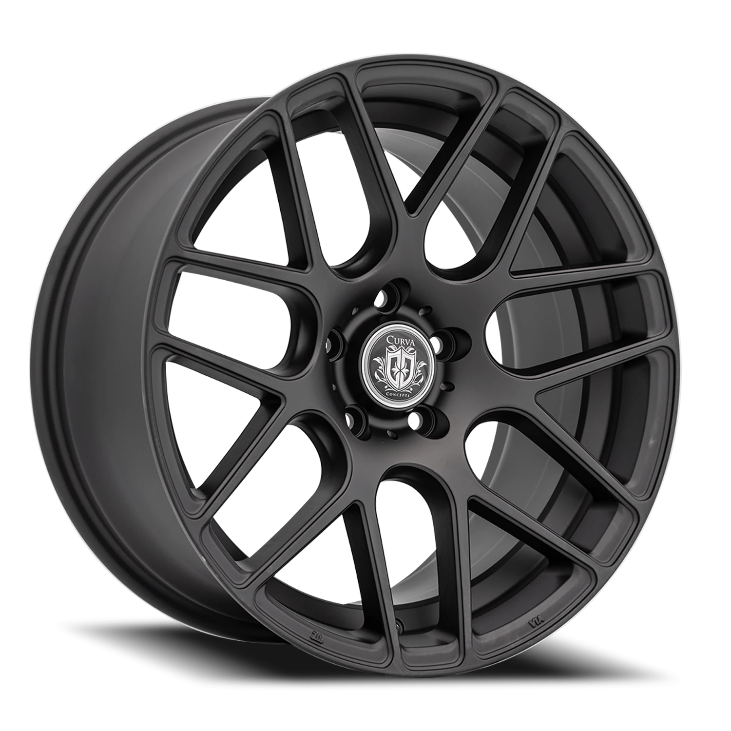 Curva Concepts C7 20x8.5" 5x112mm 66.56mm CB +35mm Gloss Black