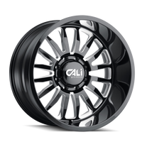 Cali OffxRoad Summit 9110 Gloss Black Milled 20x9 8x170 0mm 125.2mm