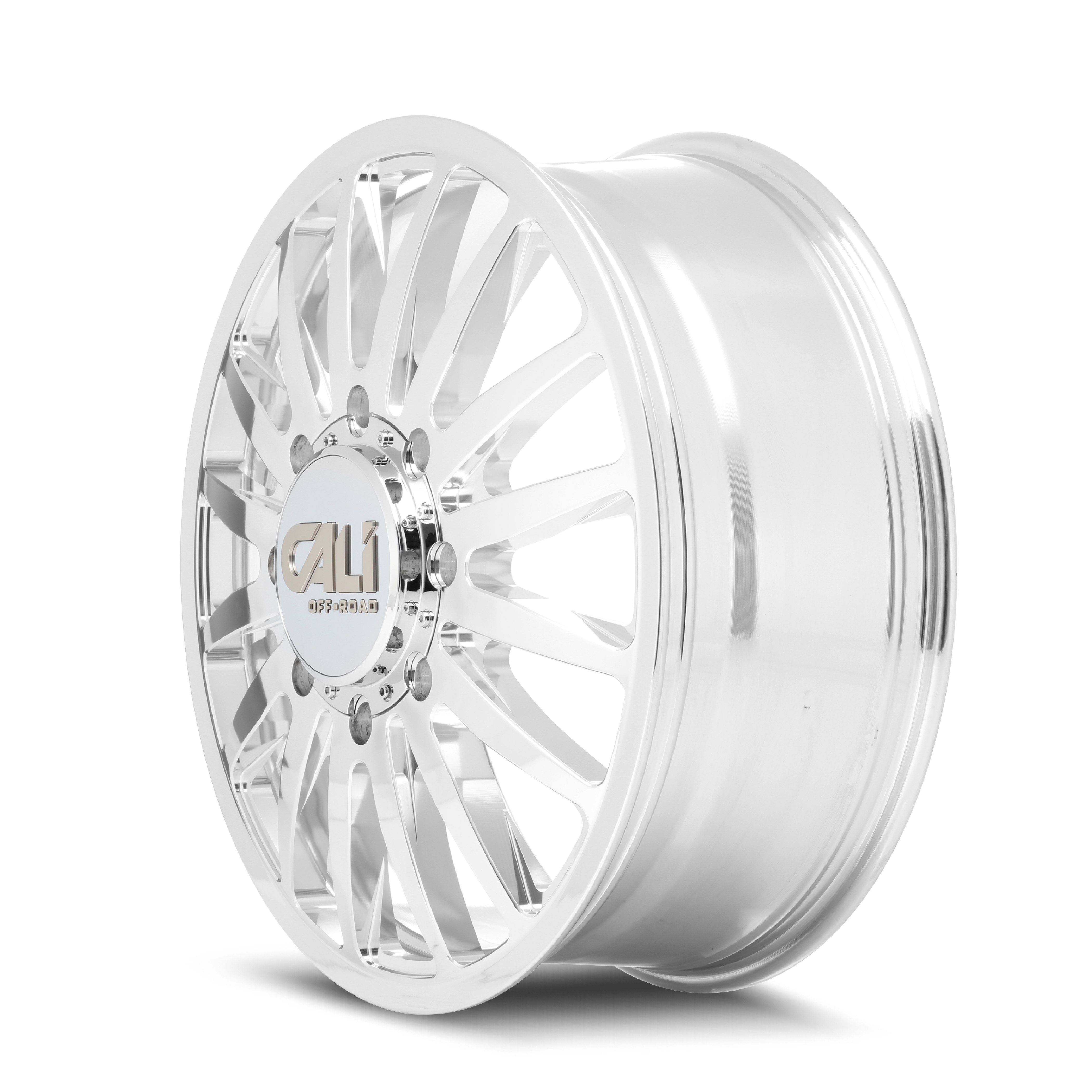 Cali OffxRoad Summit Dually Front 9110 Polished 22x8.25 8x200 115mm 142mm