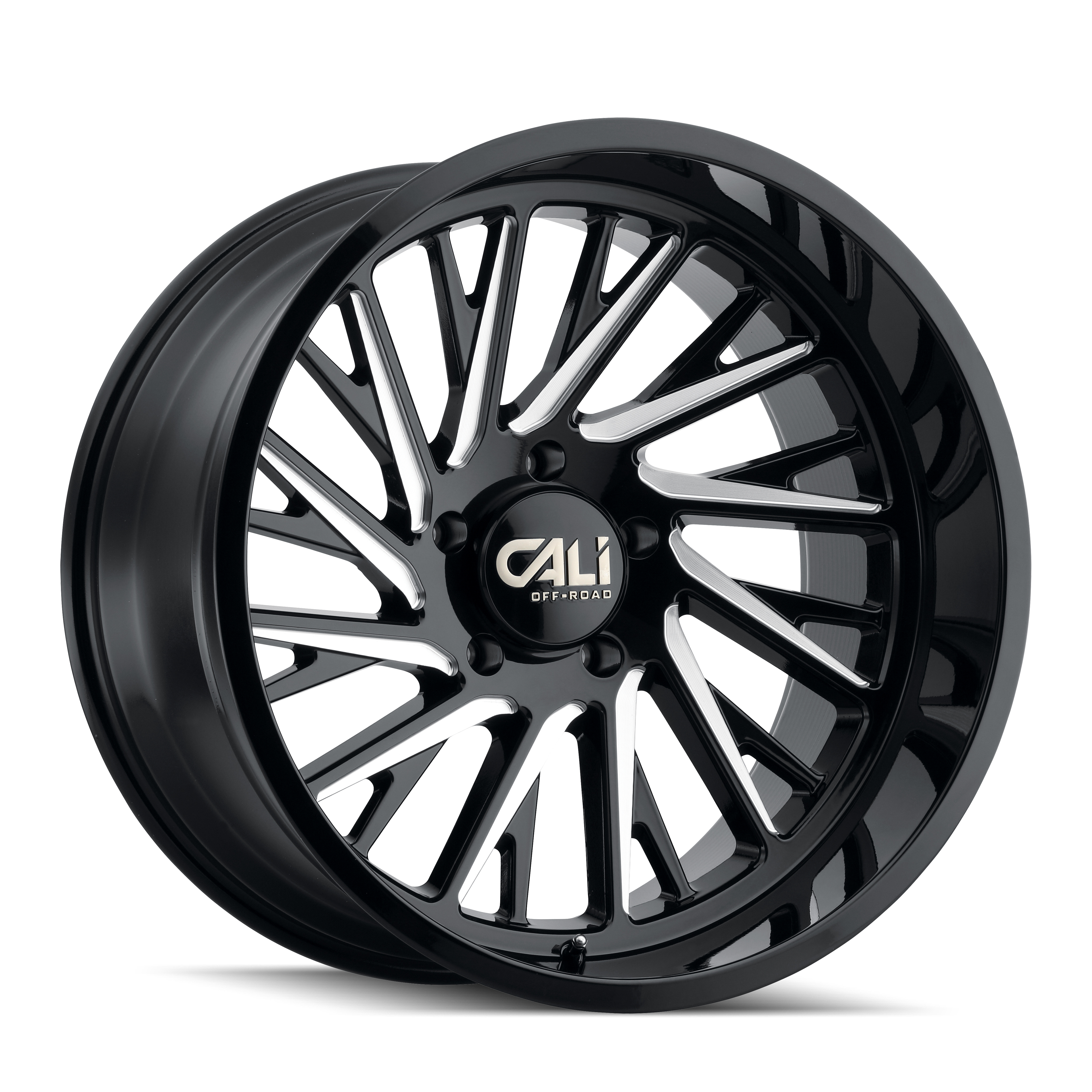 Cali OffxRoad Purge 9114 Gloss Black Milled 24x14 8x165.1 x76mm 125.2mm
