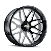 Cali OffxRoad Invader 9115 Gloss Black Milled 26x14 8x165.1 x76mm 125.2mm