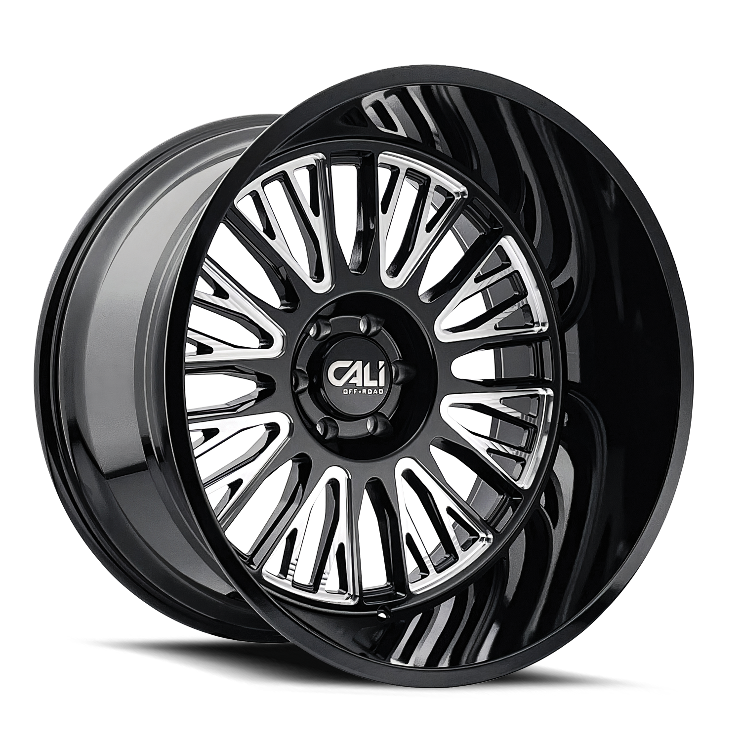 Cali OffxRoad Vertex 9116 Black Milled 26x14 6x139.7 x76mm 106mm