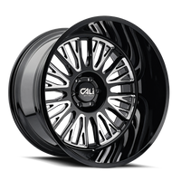 Cali OffxRoad Vertex 9116 Black Milled 26x14 6x139.7 x76mm 106mm