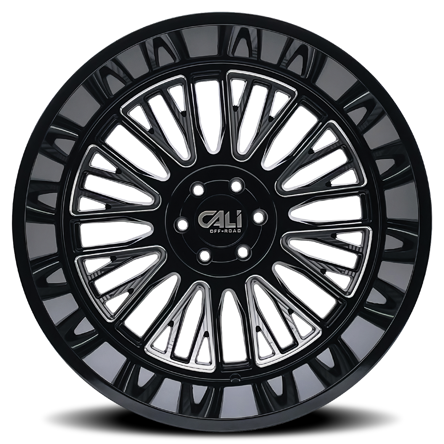 Cali OffxRoad Vertex 9116 Black Milled 26x14 6x139.7 x76mm 106mm