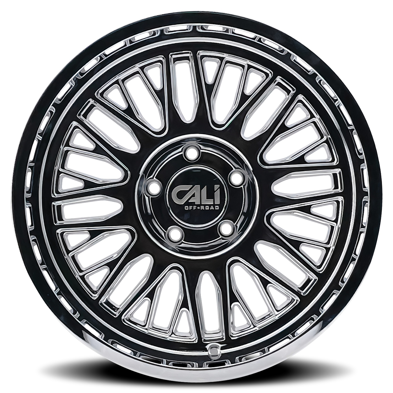 Cali OffxRoad Vertex 9116 Chrome 20x10 6x135 x25mm 87.1mm