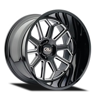 Cali OffxRoad Auburn 9117 Gloss Black Milled 22x12 6x135 x51mm 87.1mm