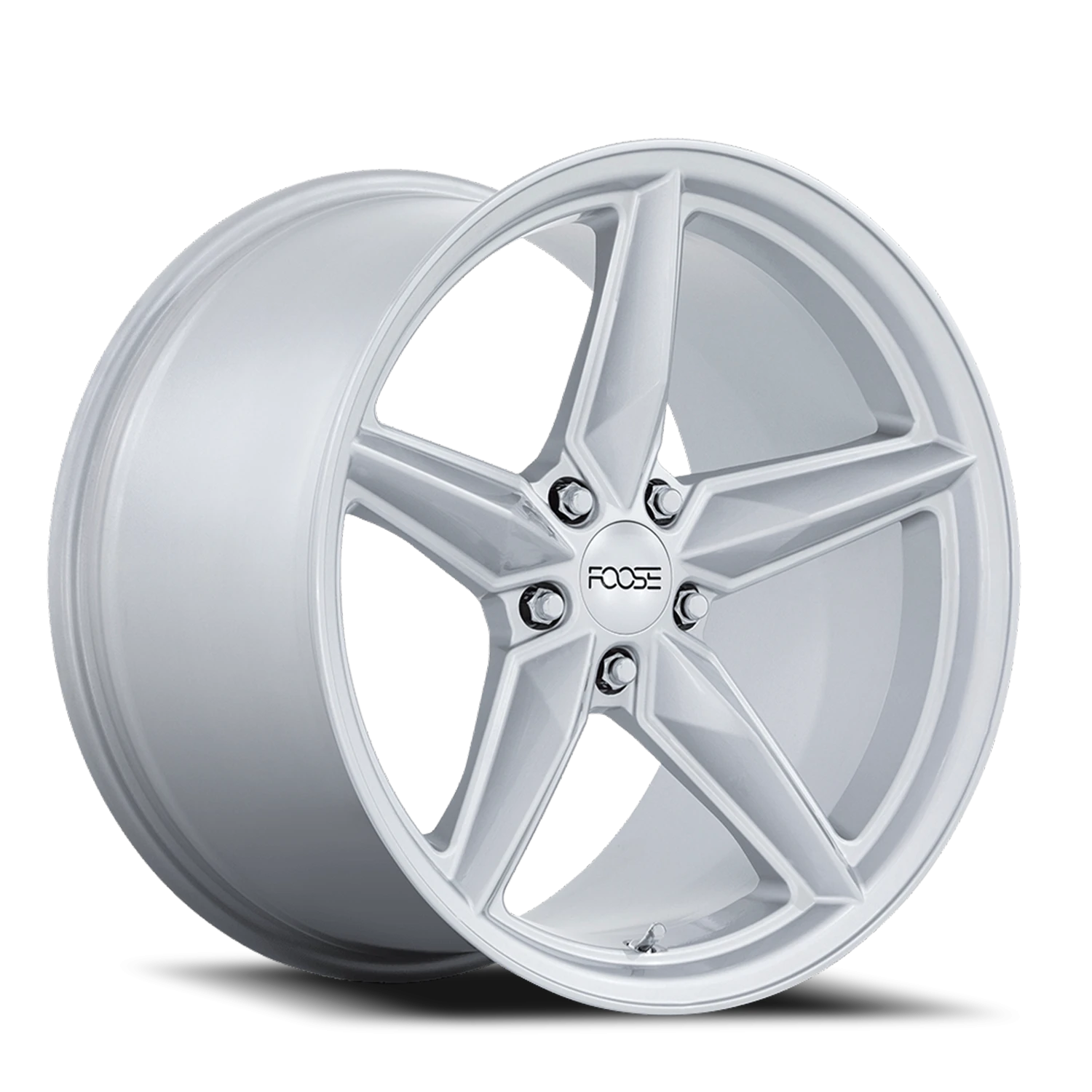 Foose CF8 20x11" 5x115mm 71.6mm CB +20mm Gloss Silver
