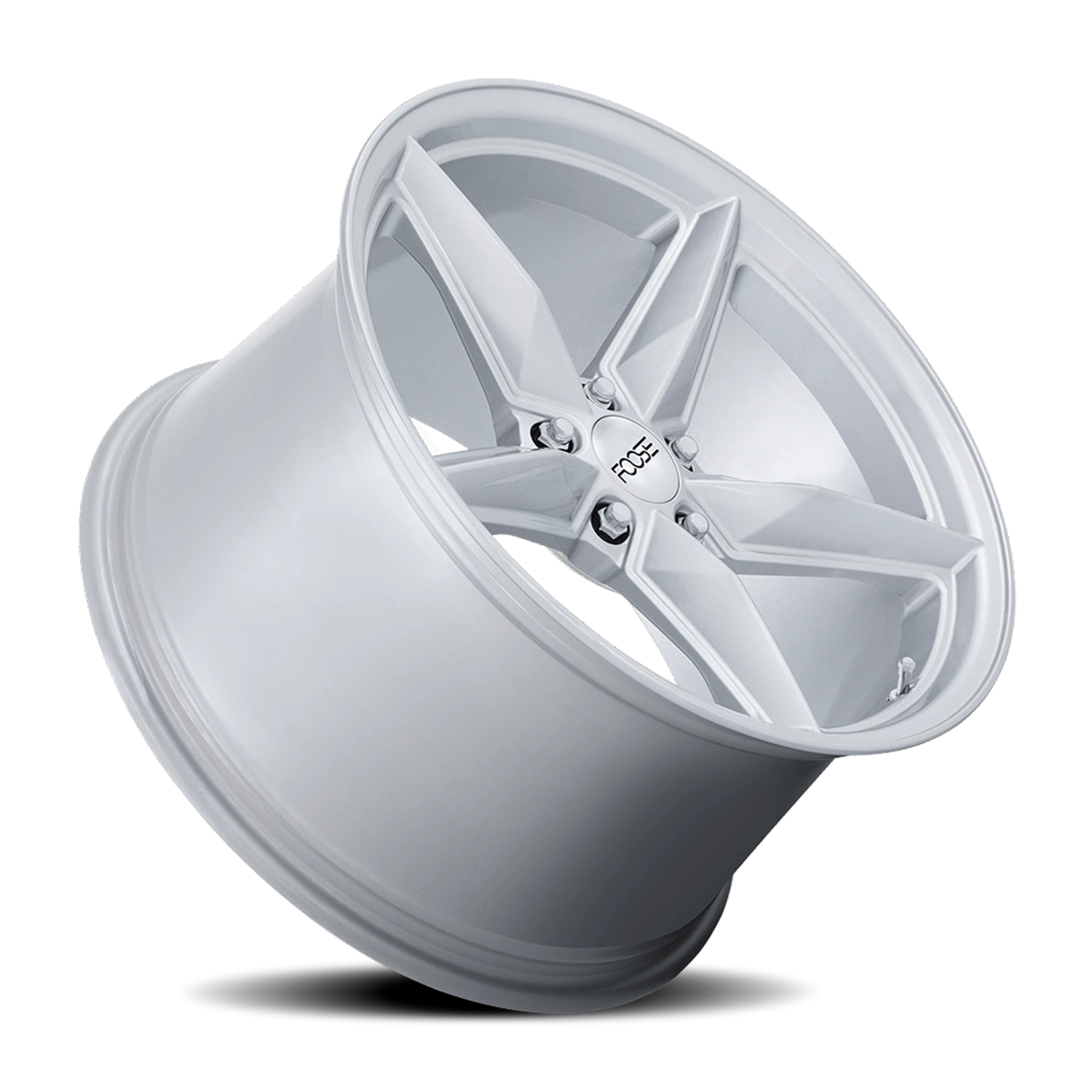 Foose CF8 19x9.5" 5x120mm 67.06mm CB +45mm Gloss Silver