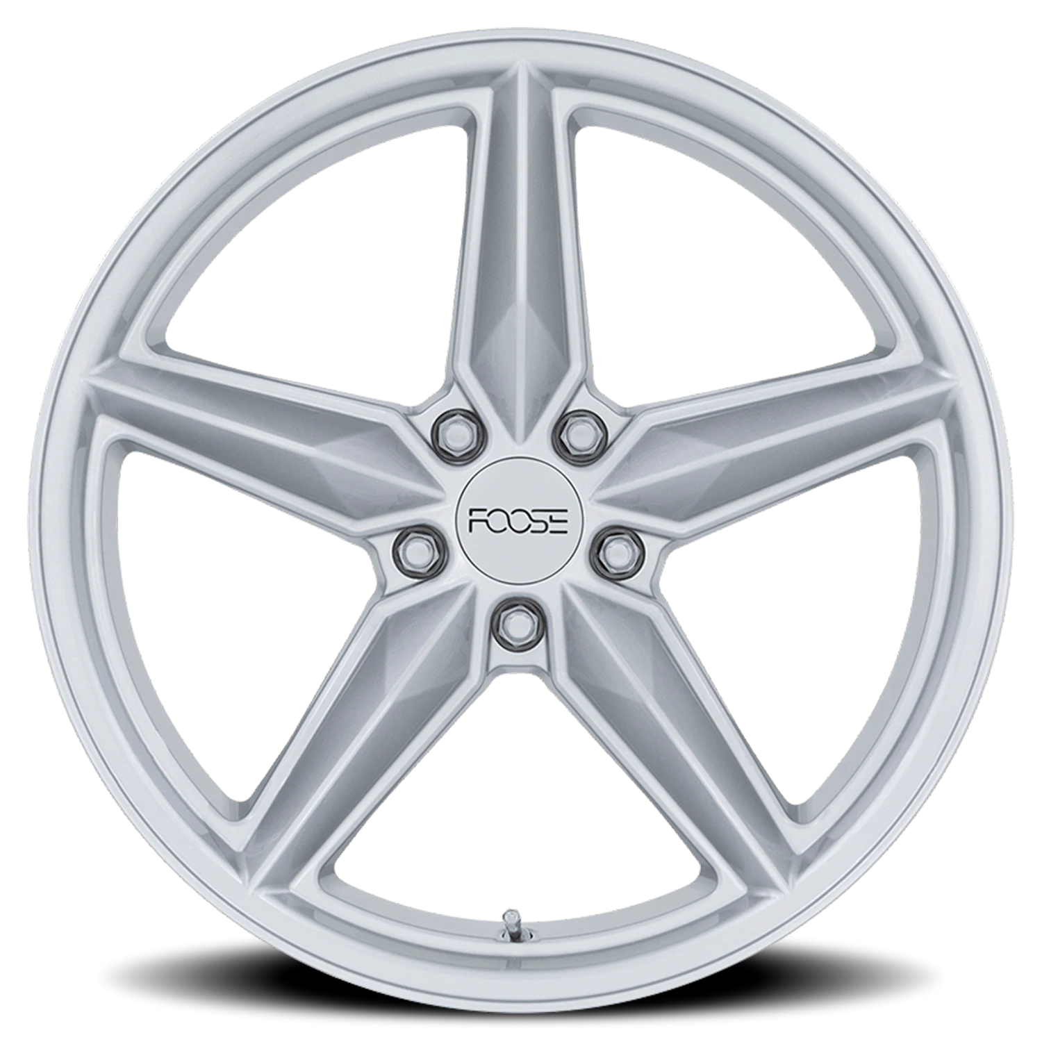 Foose CF8 19x9.5" 5x120mm 67.06mm CB +45mm Gloss Silver