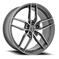 Curva Concepts CFF25 18x9.5" 5x114.3mm 73.1mm CB +35mm Gunmetal Machined Face