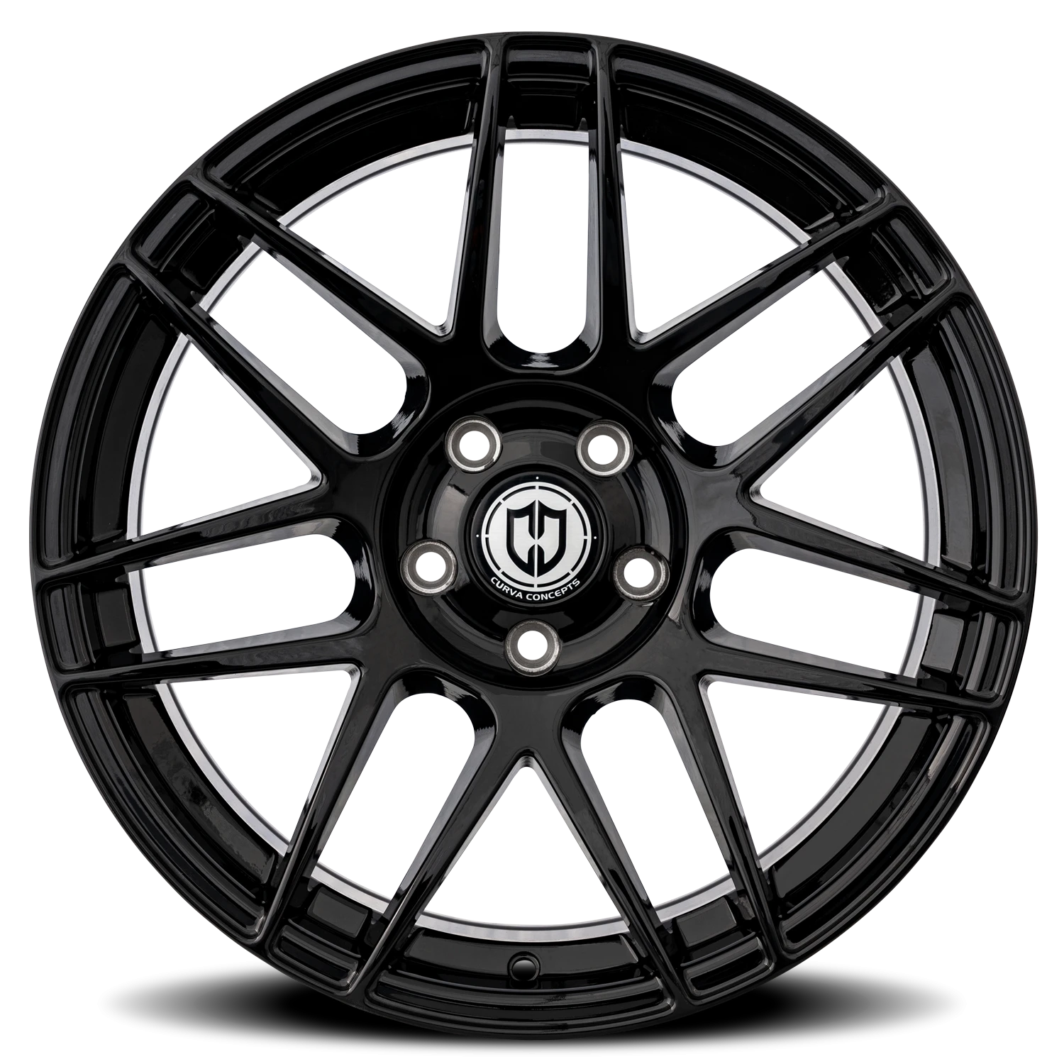 Curva Concepts CFF300 22x9.5" 6x139.7mm 78.1mm CB +25mm Gloss Black