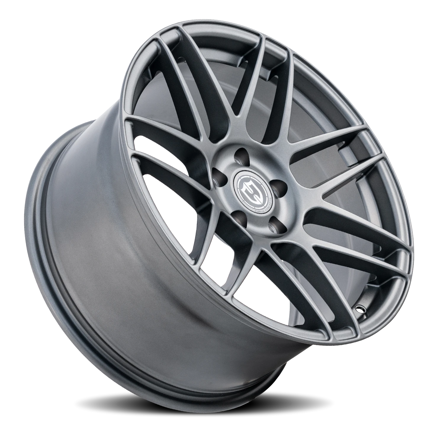 Curva Concepts CFF300 18x8.5" 5x120mm 72.6mm CB +35mm Satin Gunmetal