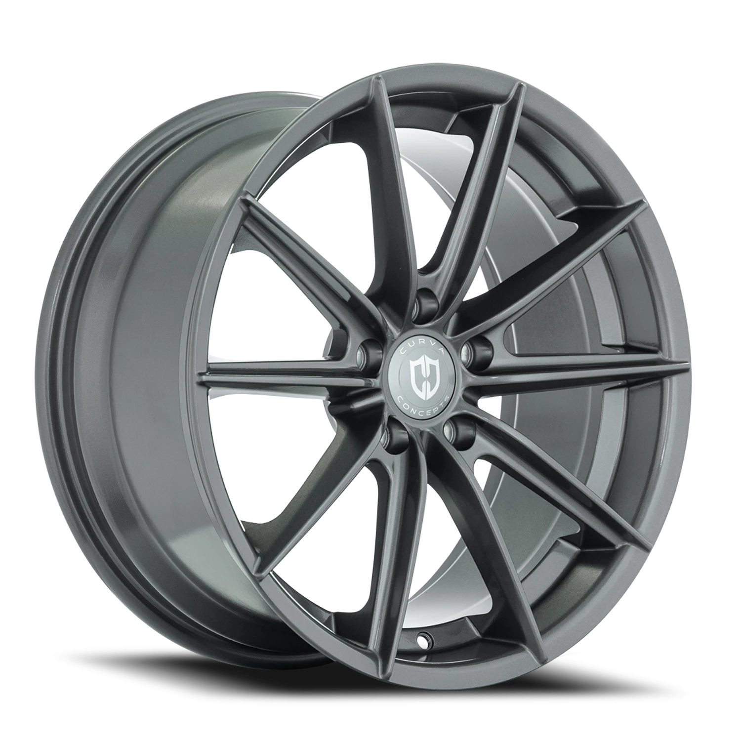 Curva Concepts CFF46 19x8.5" 5x112mm 66.56mm CB +35mm Gunmetal