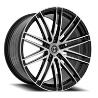 Curva Concepts CFF50 20x10.5" 5x115mm 71.5mm CB +25mm Gloss Black Machined Face