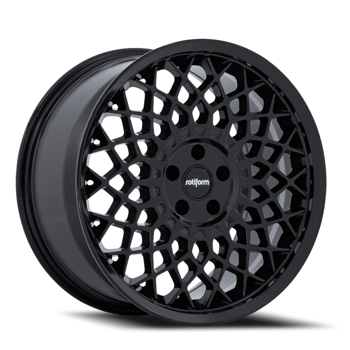 Rotiform CJJ 19x10.5 +28 5x114.3mm 72.56mm Gloss Black
