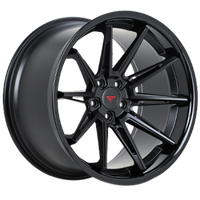 Ferrada Wheels CM2 Matte Black / Gloss Black Lip 20x10 5x114 ET40 73.1 Mid Concavity