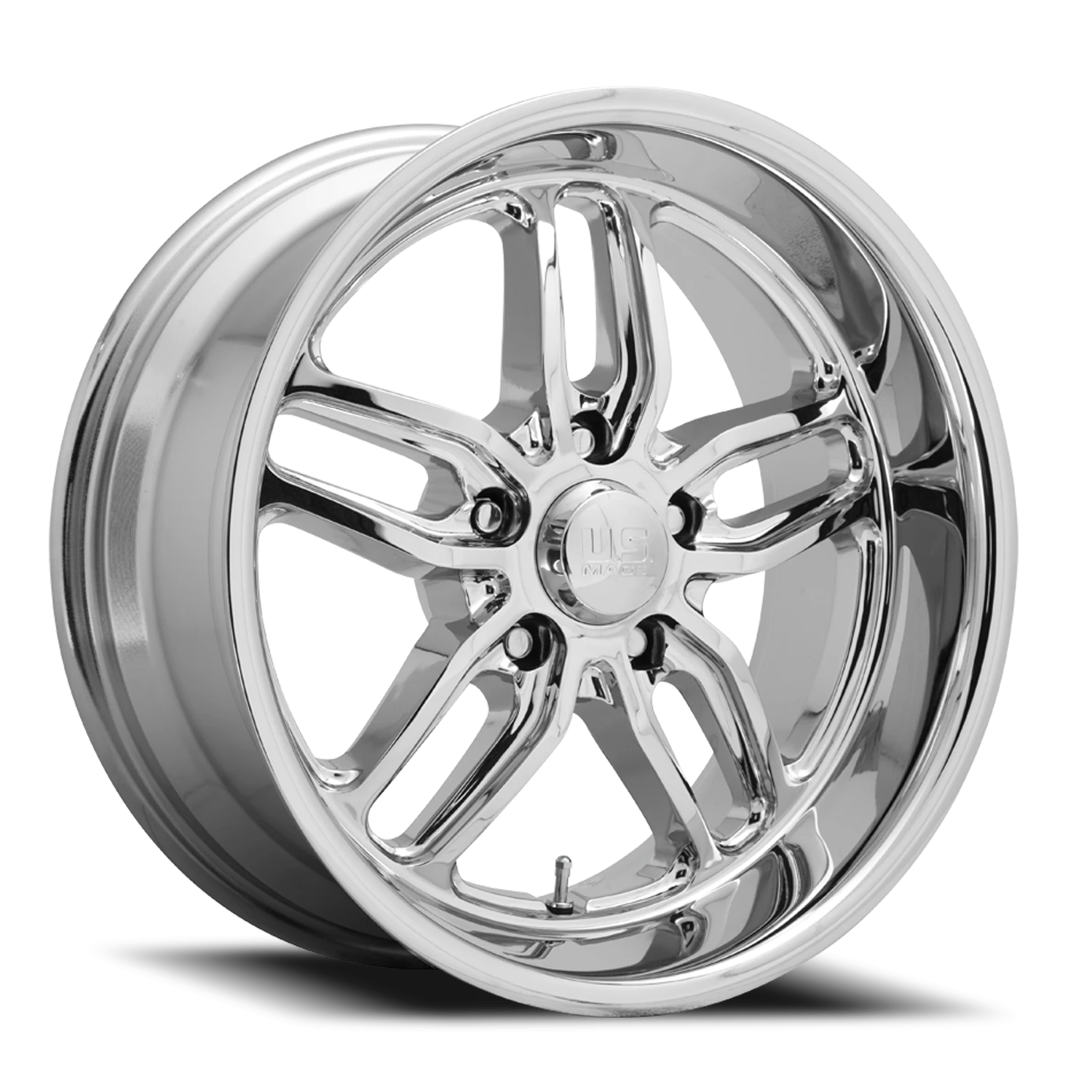 US Mags CTEN 20x10" 5x120.65mm 72.56mm CB +1mm Chrome