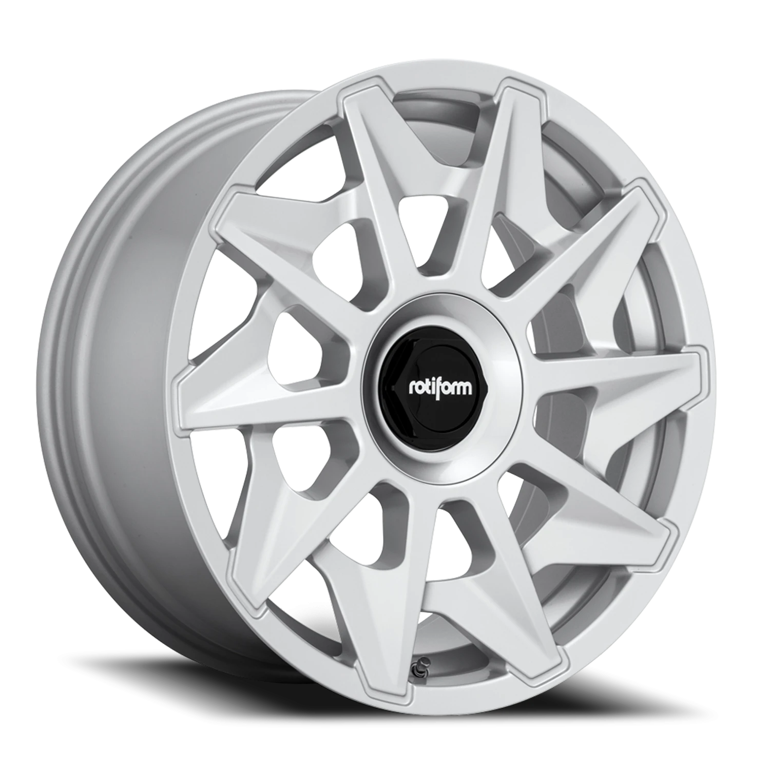 Rotiform CVT 18x8.5" 5x112mm 66.5mm CB +45mm Gloss Silver