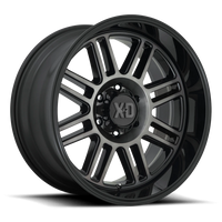 XD Series Cage 20x10" 8x165.1mm 125.5mm CB -18mm Gloss Black Gray Tint
