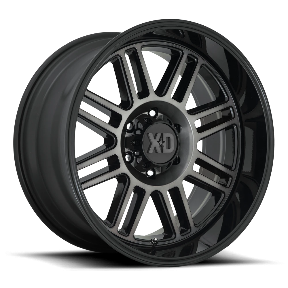 XD Series Cage 20x9" 8x165.1mm 125.5mm CB 0mm Gloss Black Gray Tint