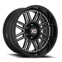 XD Series Cage 20x10" 5x127mm 71.5mm CB -18mm Gloss Black Milled